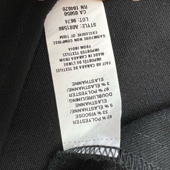 Office Little Black Dress Low Back Stretch Workwear Size XS Cocktail Midi - Picture 8 of 15